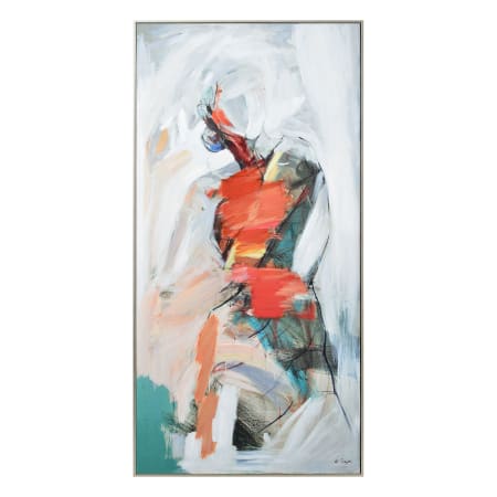 Ren Wil Alya 60" x 30" Framed Abstract Painting Red