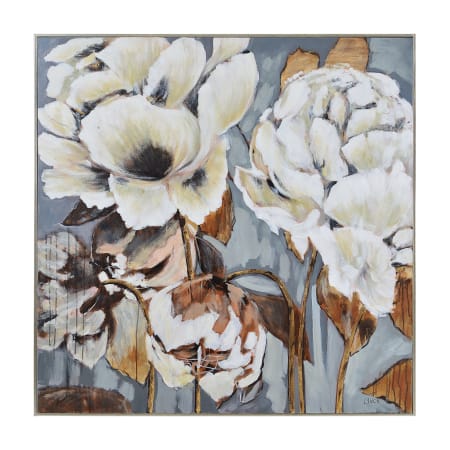Ren Wil Fleurimont 45" x 45" Framed Botanical Painting Beige