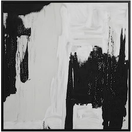 Ren Wil Nantes 45" x 45" Framed Abstract Painting Beige