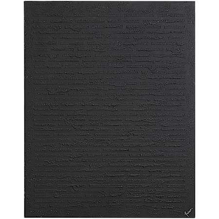 Ren Wil Kinetic 50" x 40" Frameless Patterns and Designs Painting Black