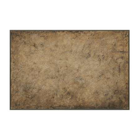 Ren Wil Acacia 40" Wide Canvas Wall Art Crackled Beige