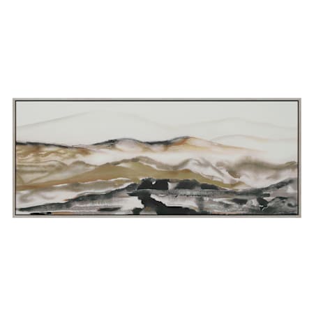 Ren Wil Campsis 60" Wide Canvas Wall Art Beige / Grey