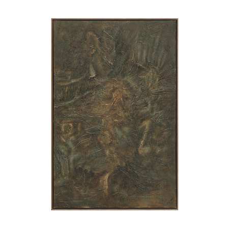 Ren Wil Beatrix 40" Wide Canvas Wall Art Light / Dark Brown
