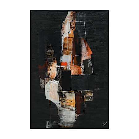 Ren Wil Nocturne 40" Wide Canvas Wall Art Black
