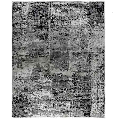 Ren Wil 2-1/2' x 10' Polyester Abstract Indoor Rectangular Area Rug Gray
