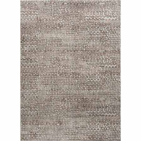 Ren Wil Ariella 7-3/4' x 10' Polyester Abstract Indoor Rectangular Area Rug Brown / Gray