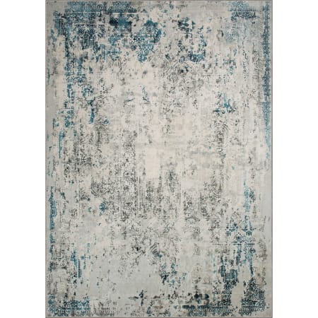 Ren Wil 2-1/2' x 10' Polyester Abstract Indoor Rectangular Area Rug Blue / Gray