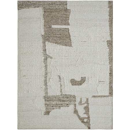 Ren Wil Grace 8' x 10-1/4' Abstract Indoor Rectangular Area Rug Ivory / Stone