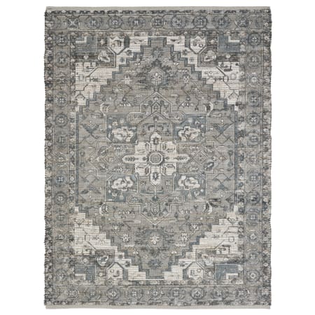 Ren Wil Pongola 9-3/4' x 13' Cotton Novelty Indoor Rectangular Area Rug Natural / Teal