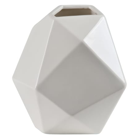 Ren Wil Martins 6 1/2" Tall Dolomite Geometric Vase White