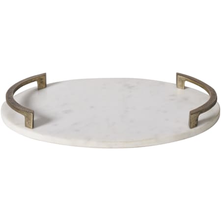 Ren Wil Biana Marble Tabletop Platter White