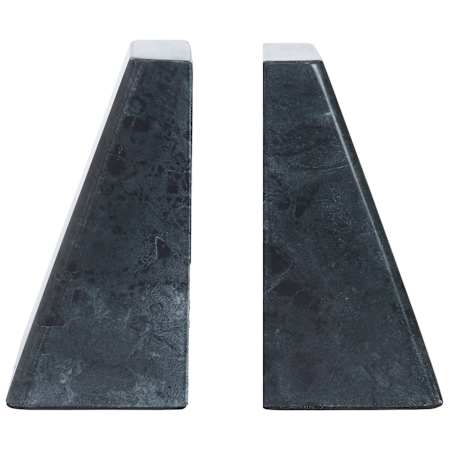Ren Wil Poema 4" Wide Green Sanwar Marble Set of Bookends Green