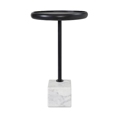 Ren Wil Hull 14" Wide Marble Table White