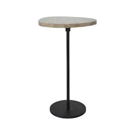 Ren Wil Bethany 10" Wide Iron Table Black