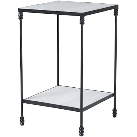 Ren Wil Giulia 15" Square Iron Accent Table Giulia