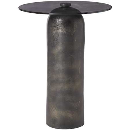 Ren Wil Arta 18" Diameter Aluminum Accent Table Arta