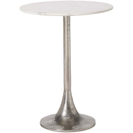 Ren Wil Eloa 18" Diameter Aluminum Accent Table Eloa