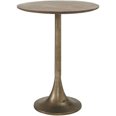 Ren Wil Sparta 18" Diameter Aluminum Accent Table Sparta