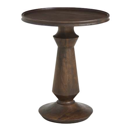 Ren Wil Rospo 18" Wide Mango Wood Side Table Walnut