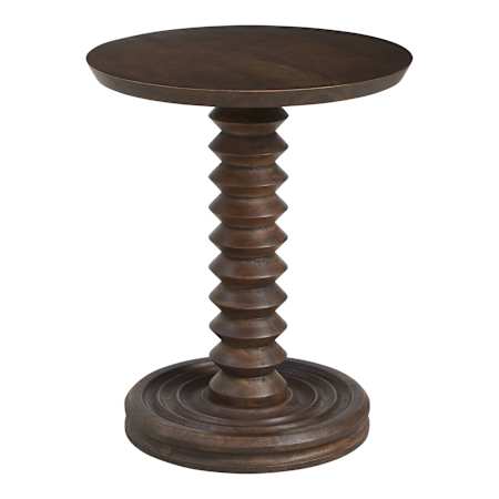 Ren Wil Tonno 18" Wide Mango Wood Side Table Brown