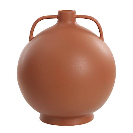 Ren Wil Delphi 11" Wide Indoor Ceramic Vase Matte Terracotta