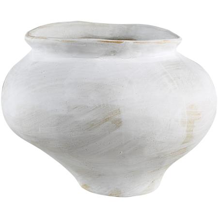 Ren Wil Ella 8-7/8" Wide Terracotta Vase Antique White