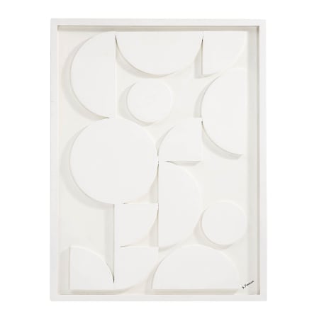 Ren Wil Tivat 36" x 48" Foam Wall Mounted Decorative Panel White