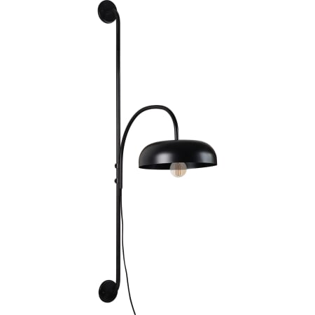 Ren Wil Draco 55" Tall LED Plug-In Wall Sconce Black