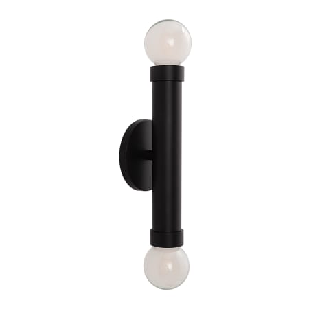 Ren Wil Alika 2 Light 12" Tall LED Wall Sconce Powder Coated Matte Black