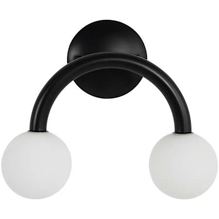 Ren Wil Santo 2 Light 11" Tall Wall Sconce Matte Black