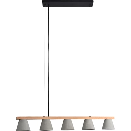 Linear Chandelier on White Background