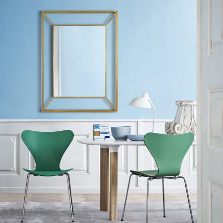 Ren Wil 30" W x 40" H Rectangular Framed Bathroom Mirror Gold