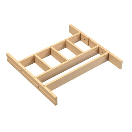 Rev-A-Shelf Wood Classics 19-1/4" Wide Shallow Drawer Drop In Divider Insert for 24" Drawers Maple