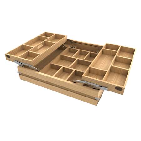 Rev-A-Shelf Wood Classics 21"W Base Cabinet Replacement MAXX Full Drawer Organization System with Soft Close Maple