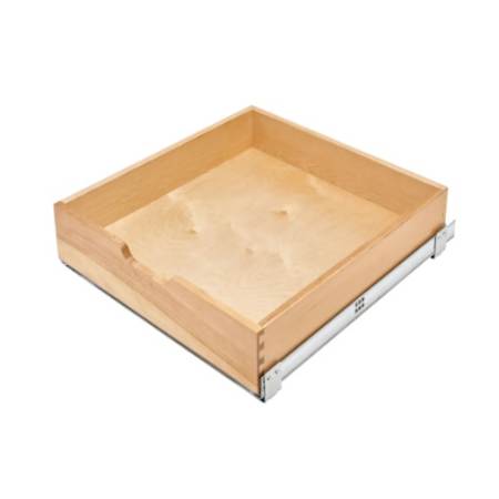 Rev-A-Shelf 4WDB-1219SC-1, 12 Inch Width Reduced Depth Wood Bottom