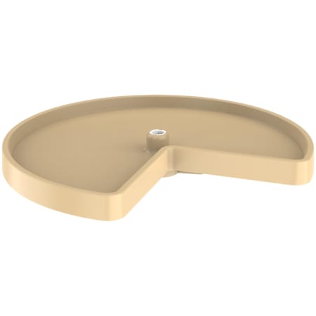 Rev-A-Shelf Value Line Single 1 Shelf 24" Kidney Shaped Lazy Susan for Corner Base Cabinets Almond