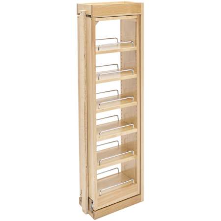 Rev-A-Shelf Wood Classics 6"W Upper Cabinet Wall Filler Pull Out Organizer for 39" High Wall Cabinets - New / Remodel Kitchen Applications Maple