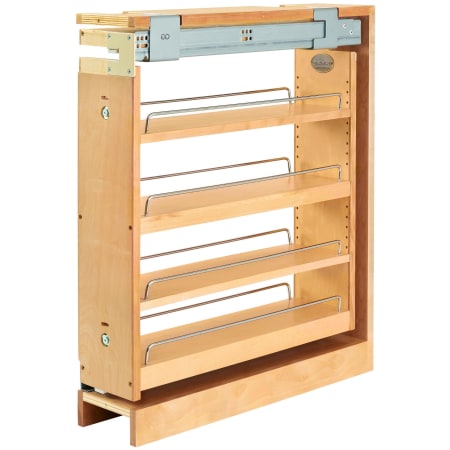 Rev-A-Shelf Wood Classics 6"W Top Slide Pull Out Base Cabinet Slide Out Between Cabinet Organizer Insert with Soft Close Maple