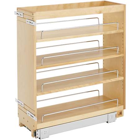 Rev-A-Shelf Wood Classics 8-1/2"W Pull Out Base Cabinet Shelf System Organizer for Full Height Base Cabinets Maple