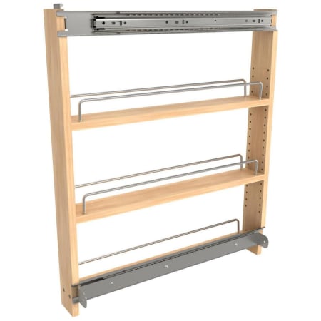 Rev-A-Shelf Wood Classics 3"W Base Cabinet Pull Out Organizer Add On Spice Rack Accessory for 448 BCSC Series Maple