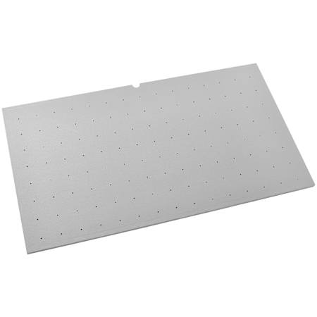 Rev-A-Shelf Wood Classics 39"W x 21"D Vinyl Coated Trim to Fit Drawer Peg Board Drop In Insert Gray