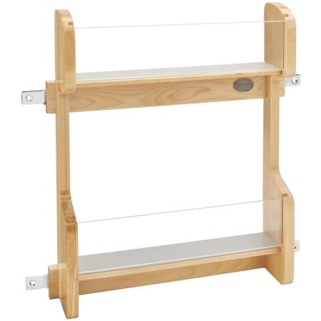 Rev-A-Shelf Wood Classics 13-1/2"W x 15-1/2"H Door Mount Bathroom Vanity Cabinet Door Storage Organizer Rack Maple