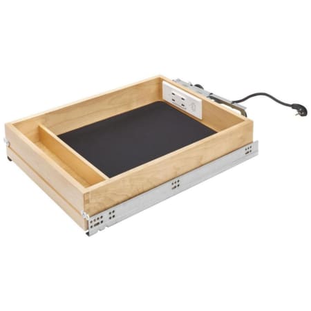 Rev-A-Shelf Wood Classics 16-1/2"W Soft Close Base Cabinet Kitchen Charging Drawer with (4) USB-A Ports and (1) USB-C Port Maple