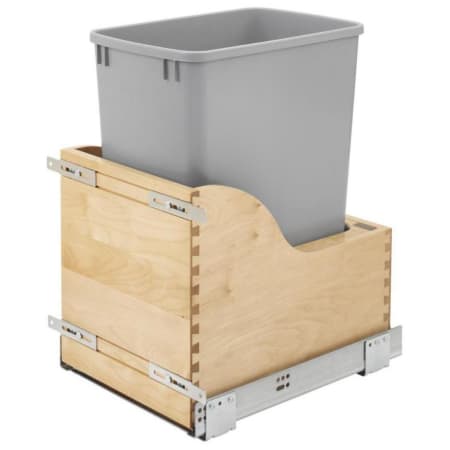 Rev-A-Shelf Wood Classics 11-3/4"W Single Pull Out 32 Qt / 8.75 Gallon Trash Can Drawer System with Soft Close Maple
