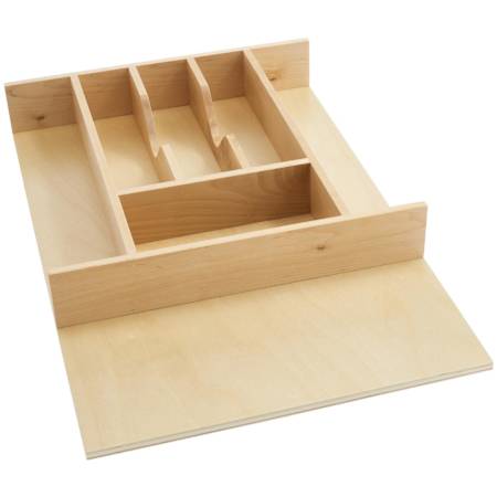 Rev-A-Shelf Wood Classics 22" Wood Trim to Fit Cutlery Drawer Organizer Insert Maple