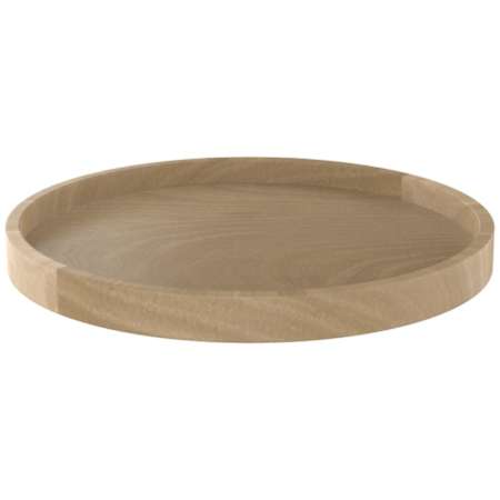 Rev-A-Shelf Wood Classics Single 1 Shelf 18" Full Circle Lazy Susan with Swivel Bearing Base for Corner Wall Cabinets Maple