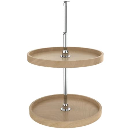 Rev-A-Shelf Wood Classics 2 Tier 20" Full Circle Lazy Susan with 26-31" Adjustable Pole for Corner Wall Cabinets Maple