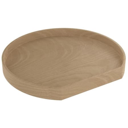 Rev-A-Shelf Wood Classics 1 Shelf 22" D Shaped Lazy Susan with Swivel Bearing Base for Corner Wall Cabinets Maple