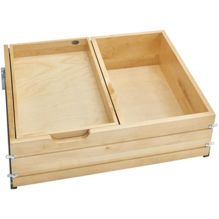 Rev-A-Shelf Wood Classics 27"W Soft Close Base Cabinet Two Tier Full Replacement Deep Drawer Storage / Organizer Maple