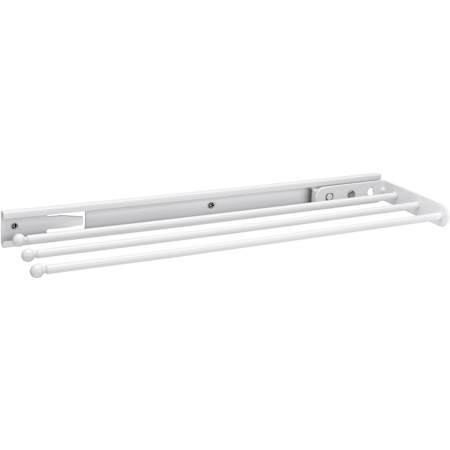 Rev-A-Shelf Sink Classics 5"W Under Sink Pull Out Slide Out Kitchen Towel Rack Bar Organizer White